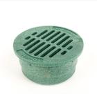 Tampa de grade de drenagem One Stop Outdoor 7,62 cm VERDE para tubo de 7,62 cm