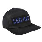 Tampa de LED alavisxf xx Display removível Smart Hat Blue Light Tampa de LED alavisxf xx Display removível Smart Hat Blue Light