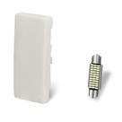 Tampa de lente Dome Light com lâmpadas LED brancas para Chevy S10 91-03