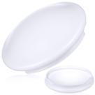 Tampa de luz de ventilador de teto Angoily Plastic White 20x20x6,5cm