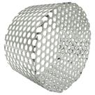 Tampa de malha de ventilação Aezdoa com terminação em PVC 8,8-10,5 cm em aço inoxidável Tampa de malha de ventilação Aezdoa com terminação em PVC 8,8-10,5 cm em aço inoxidável