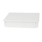TAMPA DE NYLON - TUBO QUADRADO 100MM X 100MM - BRANCO COD.TN100x100