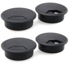 Tampa de orifício de mesa JJHXSM preta de 50 mm de diâmetro de montagem