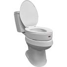 Tampa de peso para assento sanitário Riser Carex Round Raised 9 cm 136 kg