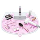 Tampa de pia dobrável Sink Topper rosa silicone