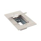 Tampa de Piso Simples 4X2 Modular 1 Posto Cinza Tramontina Tampa de Piso Simples 4X2 Modular 1 Posto Cinza Tramontina