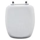 Tampa de Privada Almofadada Amarilis Branco para louça Fiori 6lpf