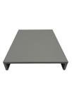 Tampa de proteção para cooktop de 2 bocas com dimensões de até 38cm x 52cm cor Cinza