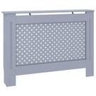 Tampa de radiador VidaXL Antracite MDF 112x45x81cm