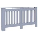 Tampa de radiador VidaXL Antracite MDF 152x19x81cm