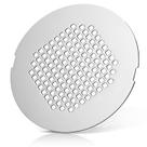 Tampa de ralo para chuveiro Uxoz 11 cm cromada com encaixe Tampa de ralo para chuveiro Uxoz 11 cm cromada com encaixe