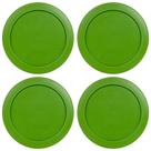 Tampa de recipiente MRX Solutions 7,5" de plástico redonda, pacote com 4 unidades, verde Tampa de recipiente MRX Solutions 7,5" de plástico redonda, pacote com 4 unidades, verde