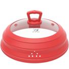 Tampa de respingos de micro-ondas Tampa de vidro ventilada Tampa de proteção contra respingos Tampa de respingos de micro-ondas Tampa de vidro ventilada Tampa de proteção contra respingos