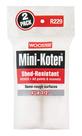 Tampa de rolo de pintura Wooster R229-4 Mini-Koter 4" x 1,3 cm, pacote com 2