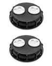 Tampa de sacola IBC QWORK para 6,5 IBC Tank Water Liquid, pacote com 2 unidades Tampa de sacola IBC QWORK para 6,5 IBC Tank Water Liquid, pacote com 2 unidades