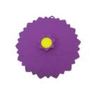 Tampa De Silicone Redonda Flor Antitransbordamento Colors