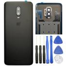Tampa de substituição da porta traseira de vidro para OnePlus 6T