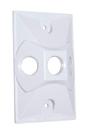 Tampa de suporte de lâmpada Sigma Electric 14373WH branca 1/2"