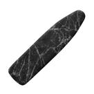Tampa de tábua de passar roupa Gekhuqory Black Marble Print 38x137cm Tampa de tábua de passar roupa Gekhuqory Black Marble Print 38x137cm