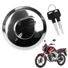 Tampa de Tanque de Combustível Honda CG Titan 150 2004 a 2015 Modelo Original Cromada Alta Qualidade Vedação Com 02 Chaves