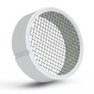 Tampa de terminação de PVC Mesh Screen Vent Cover Raven de 5-9 cm de diâmetro Tampa de terminação de PVC Mesh Screen Vent Cover Raven de 5-9 cm de diâmetro