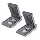 Tampa de tomada elétrica externa ELEGRP 1-Gang 12,32x7,16 cm