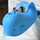 Tampa de torneira DYSONGO Bathtub Baby Whale Spout Soft Blue