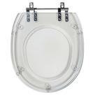 Tampa de Vaso Acrilico Transparente Fast para bacia Deca 6lpf
