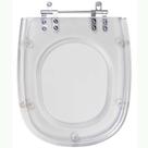 Tampa de Vaso Acrilico Transparente Optima para bacia Sensea 6lpf