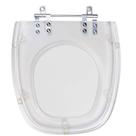 Tampa de Vaso Acrilico Transparente Suite para bacia Incepa 6lpf