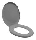 Tampa De Vaso Almofadado Oval Universal Assento Branco Tigre
