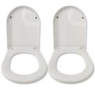 Tampa de Vaso Amortecedor Kit 2 Soft Close Assento Sanitario Banheiro Privada Lavabo Premium Moderno Casa Resistente
