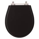 Tampa de Vaso Aries Preto para bacia Eternit 6lpf