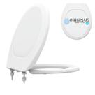 Tampa de Vaso Assento Sanitário Oval Universal Tupan Polipropileno Anatômico Compatível com Diversas Bacias 1.6 6Lpf
