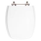 Tampa de Vaso em MDF Amarilis Branco para bacia Fiori