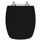Tampa de Vaso em MDF Amarilis Preto para bacia Fiori