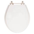 Tampa de Vaso em MDF Ravena Branco para bacia Deca