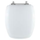 Tampa De Vaso Sanitario Almofadada Stylus Branco Para Bacia Celite