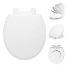 Tampa De Vaso Sanitário Assento Monna Para Bacia Eternit 1.6gpf 6.0lpf Softclose Click
