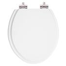 Tampa de Vaso Sanitário com Amortecedor Aries Branco para Vaso Eternit