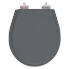 Tampa de Vaso Sanitário com Amortecedor Avalon Cinza Quartzo para vaso Ideal Standard