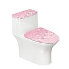Tampa de vaso sanitário e tampas de tanque Pwoqzuy Cherry Blossom Pink, 2 peças