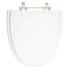 Tampa de Vaso Sanitário Poliéster Aloha Branco Para Louça Celite Tampa de Vaso Sanitário Poliéster Aloha Branco Para Louça Celite