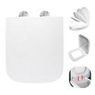 Tampa de Vaso Sanitário Polo Para Bacia Deca Fecha Suave E Click Soft Close Com Amortecedor 1.6gpf 6.0lpf