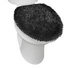 Tampa de vaso sanitário TOWN & COUNTRY BASICS Spa Step Noodle preta