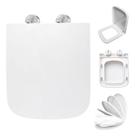Tampa de Vaso Sanitário Unic Para Bacia Deca Fecha Suave E Click Soft Close Com Amortecedor 1.6gpf 6.0lpf