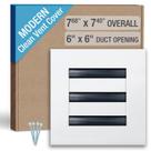 Tampa de ventilação AC FA-STAR Clean Modern 15 x 15 cm de alumínio branco