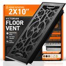 Tampa de ventilação de piso Floor Register 2x10in Home Intuition