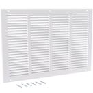 Tampa de ventilação de retorno EZ-FLO 20x12cm para parede/teto