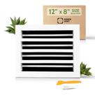 Tampa de ventilação GREEN VENT Modern 30x20cm Alumínio branco